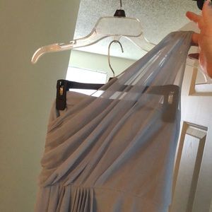 Long one shoulder dress